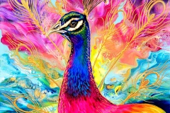 1_RainbowPeacock16X20