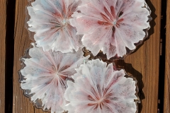 Cotton Candy Set of 4 Resin Coasters back