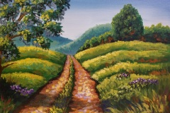 Country Road 12X9 Acrylic on Canvas