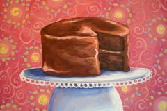 Chocolate Fantasy 20X16 Acrylic on Canvas